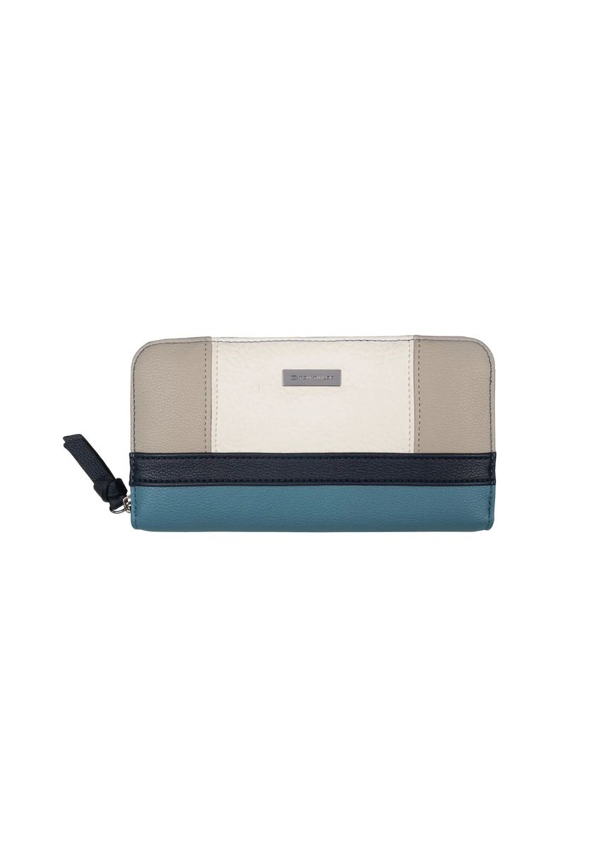 TOM TAILOR Brieftasche, Emblem, für Damen, blau