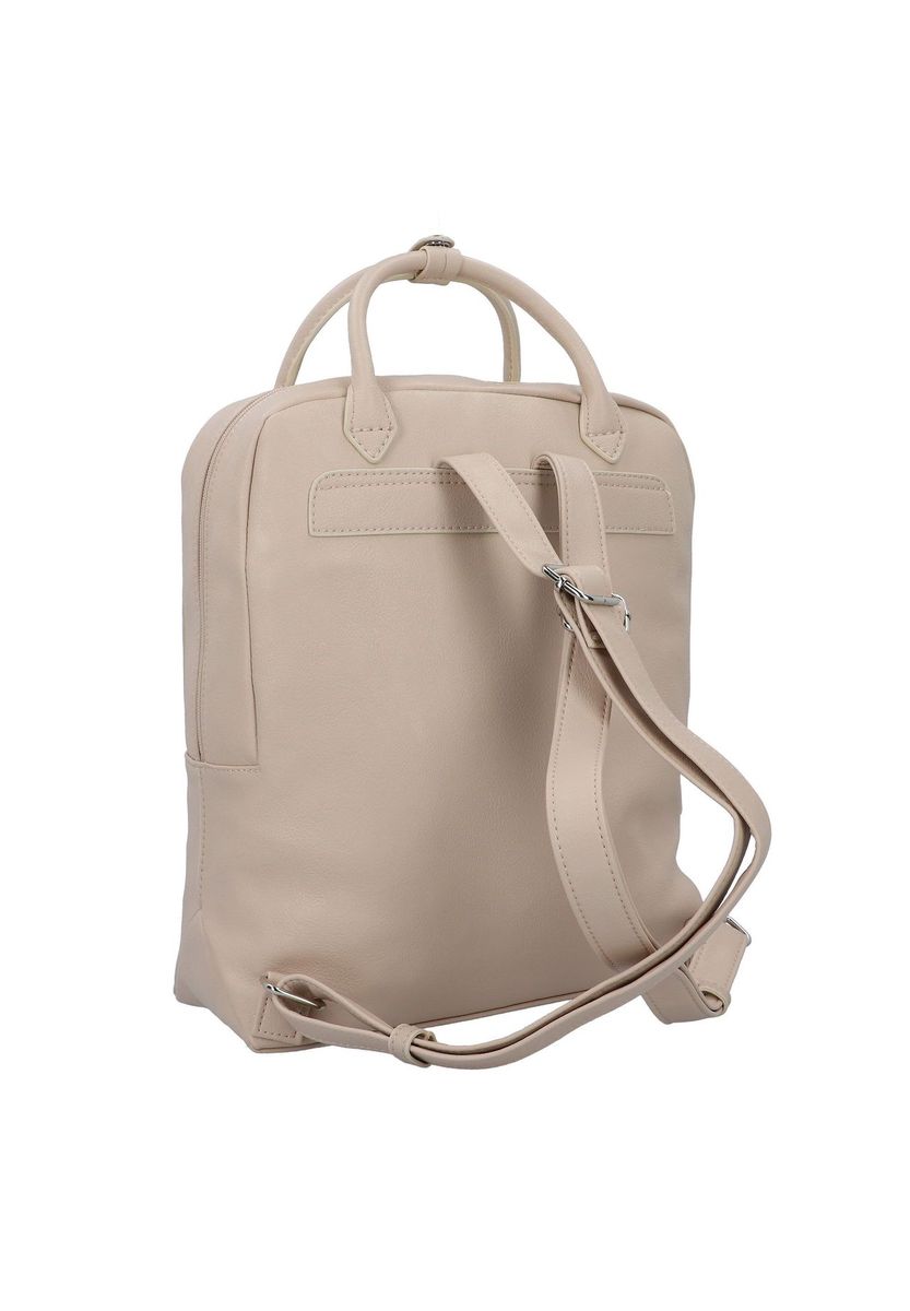 Minimalistischer Kunstlederrucksack mit Griff