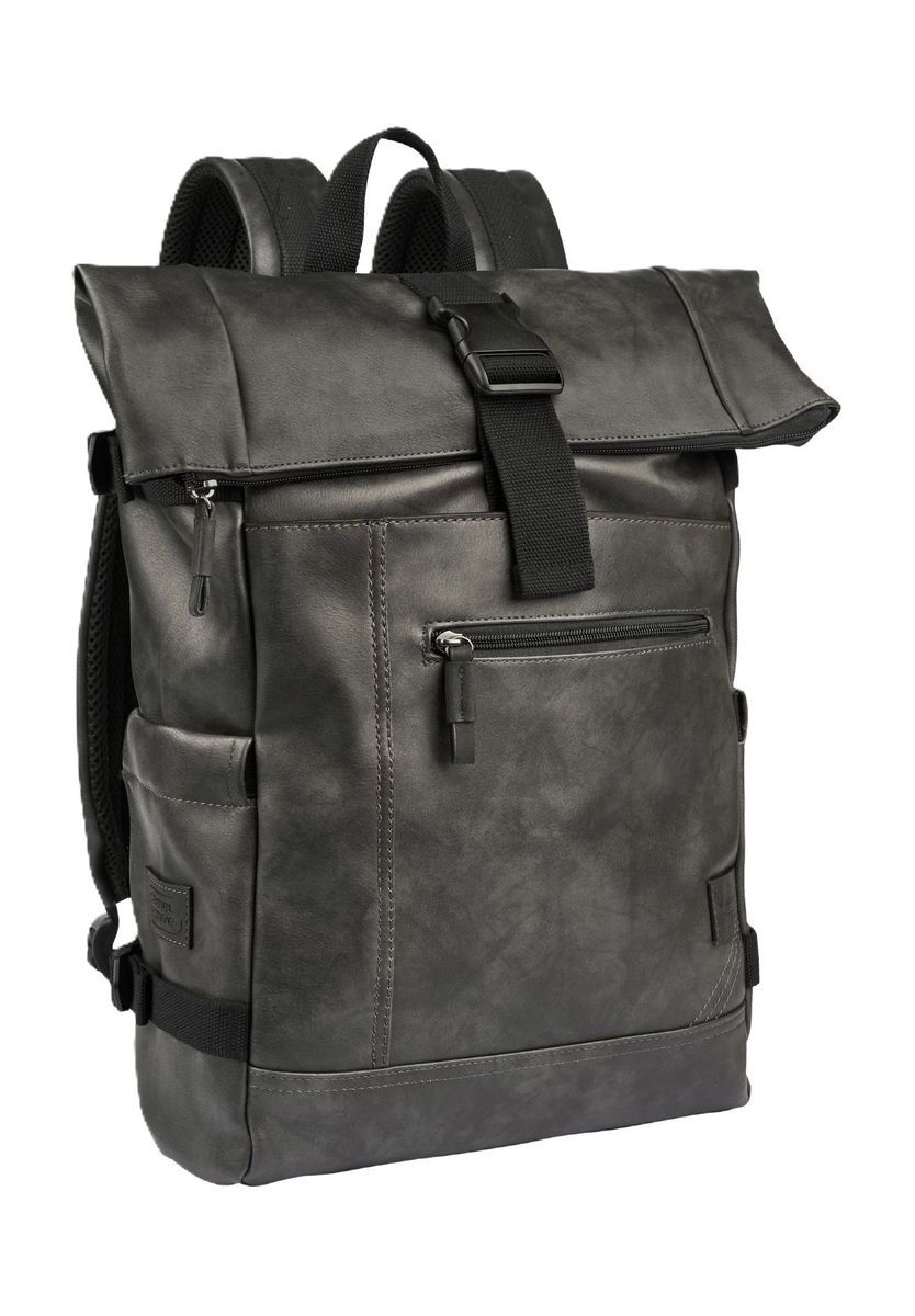 Roll-Top Rucksack mit Laptopfach