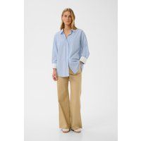 Gestreiftes Oversized Hemd im Relaxed-Fit