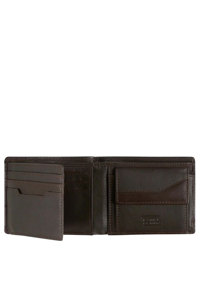 Bifold-Ledergeldbörse mit RFID-Schutz