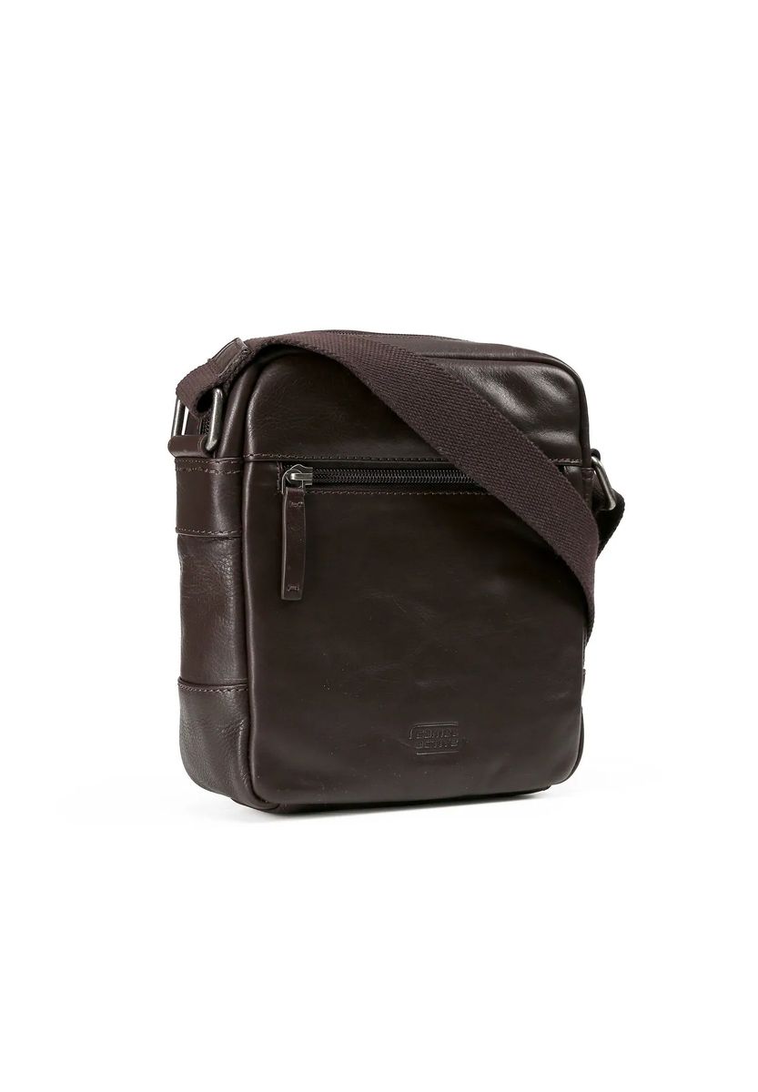 Klassische Messenger-Tasche aus Leder