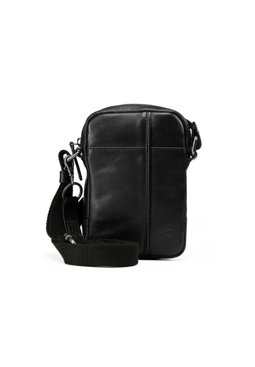 Kompakte Leder-Handytasche zum Umhängen