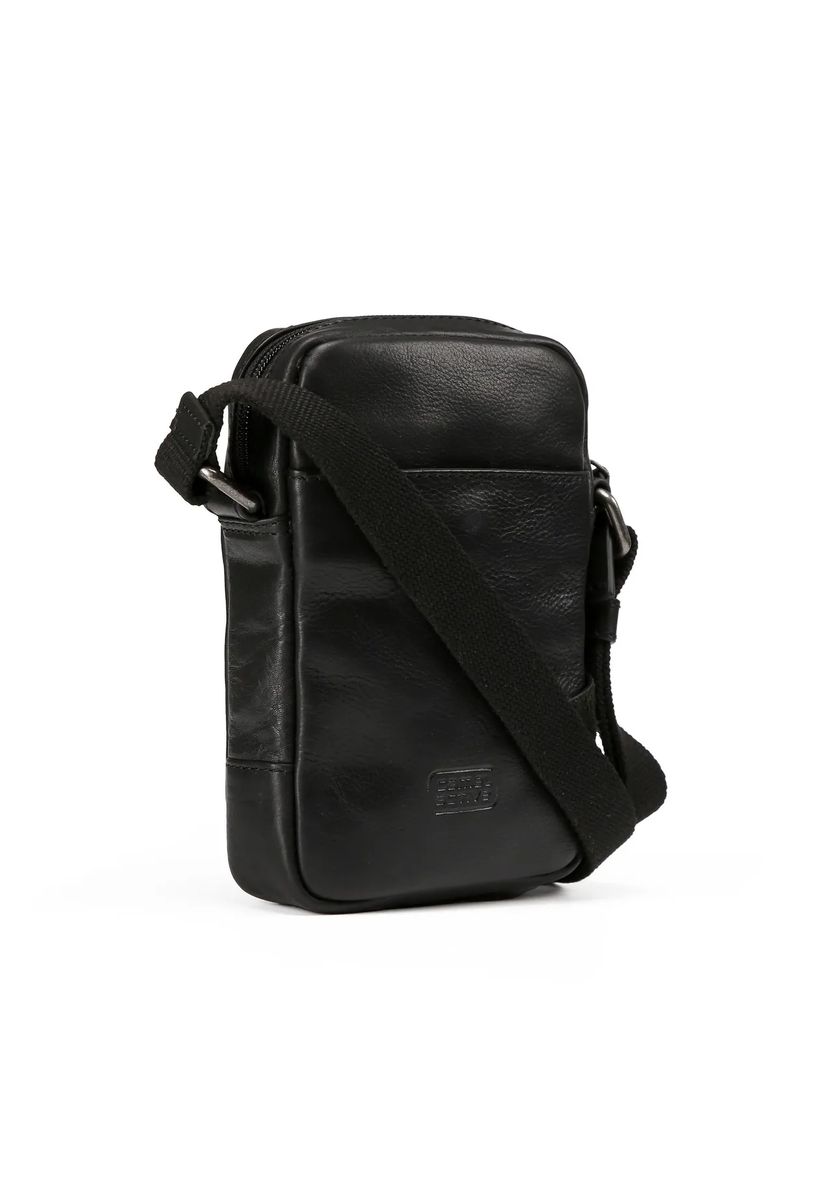 Kompakte Leder-Handytasche zum Umhängen