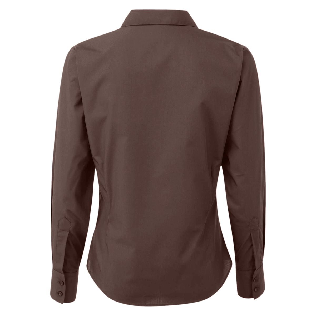 Klassische Langarm-Popeline-Bluse