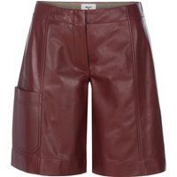 Bermuda-Shorts aus hochwertigem Lammnappa
