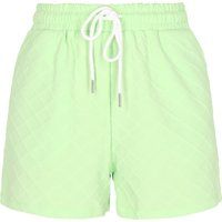 Strukturierte Jersey-Shorts mit Tunnelzug