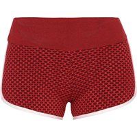 Strukturierte Scrunch-Sportshorts mit Wabenmuster