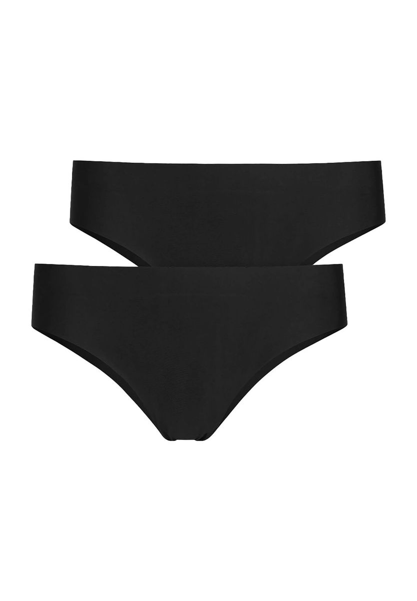 Nahtlose Mikrofaser Hipster Slips Doppelpack