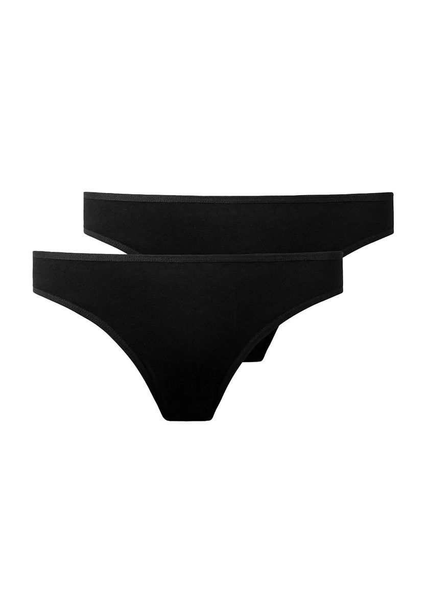 Klassisches Tanga-Set aus Baumwollmischung