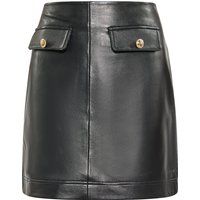 Eleganter High-Waist-Trapez-Minirock