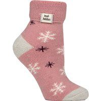 Thermosocken mit Schneeflocken-Muster