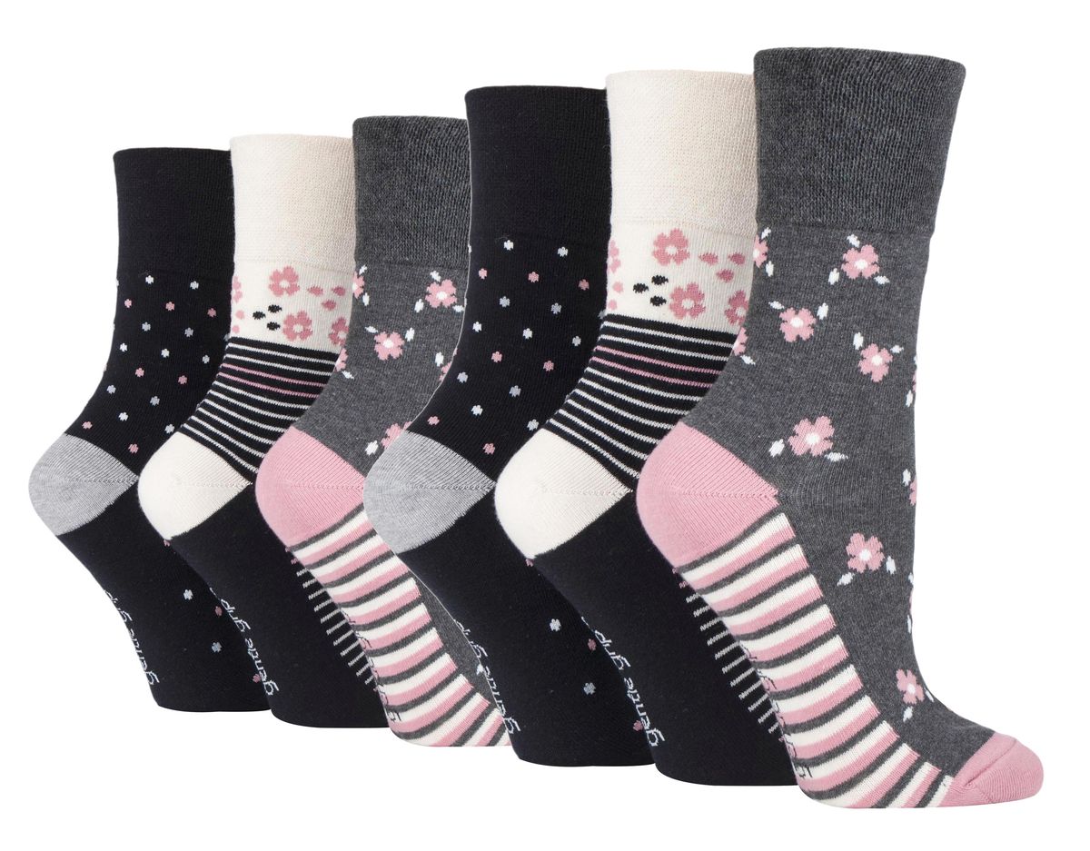 Bequeme Socken mit Muster-Mix