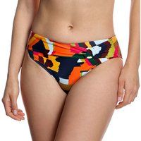 Mittelhohe Bikinihose mit abstraktem Print