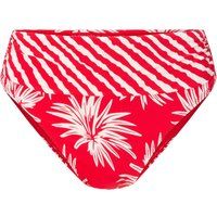 High-Waisted Bikini-Slip mit Mix-Print