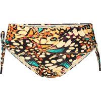 Bikinihose mit Schmetterlingsprint und Seitenschnürung