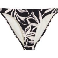 Bikinihose mit abstraktem floralem Print