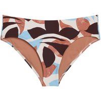 Bikinihose mit abstraktem Blattprint