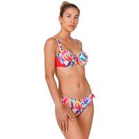 Bügel-Bikini-Set mit lebhaftem Print
