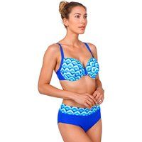 Bügel-Bikini-Set mit geometrischem Muster