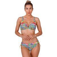 Zweiteiliger Bikini mit geometrischem Print