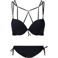 Push-Up-Bikini-Set mit Riemchen-Rücken