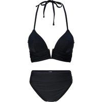 Wattiertes Triangel Bikini-Set