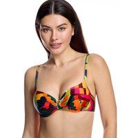 Bikini-Oberteil mit abstraktem Muster