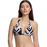 Geometrisches Triangel-Bikini-Oberteil