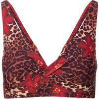 Wickel-Bikini mit exotischem Print