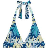 Bohemian-Blätterprint Triangel-Bikini