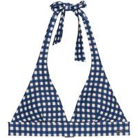 Triangel-Bikini-Top mit Vichy-Karo
