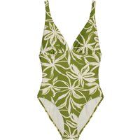 Badeanzug mit abstraktem Blumenmuster