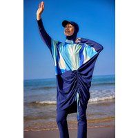Modisches Burkini-Set mit Vollbedeckung
