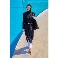 Vollbedeckendes Burkini-Set für Damen
