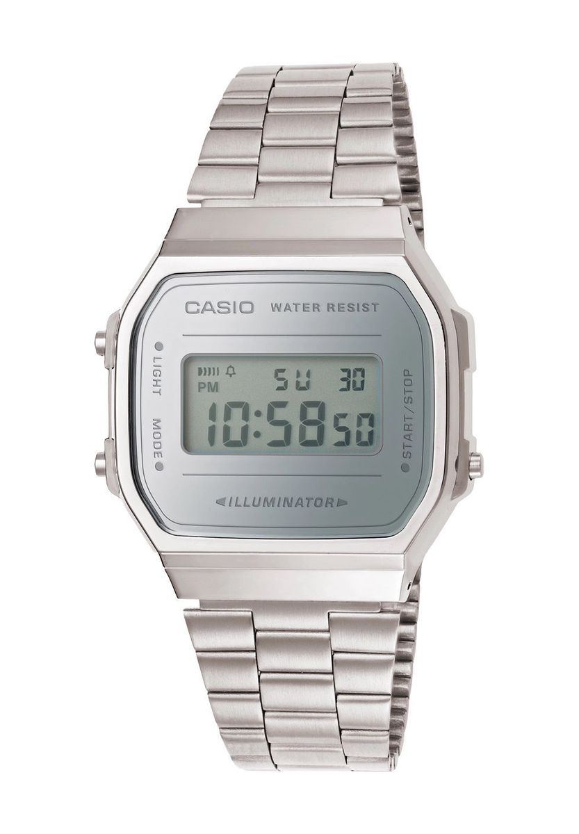 CASIO Armbanduhr "A168WEM-7EF", SILBER