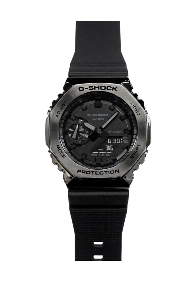 Herren Schwarz Digital Analog G-Shock Uhr