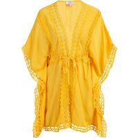 Kimono mit Lochspitze und Bindegürtel