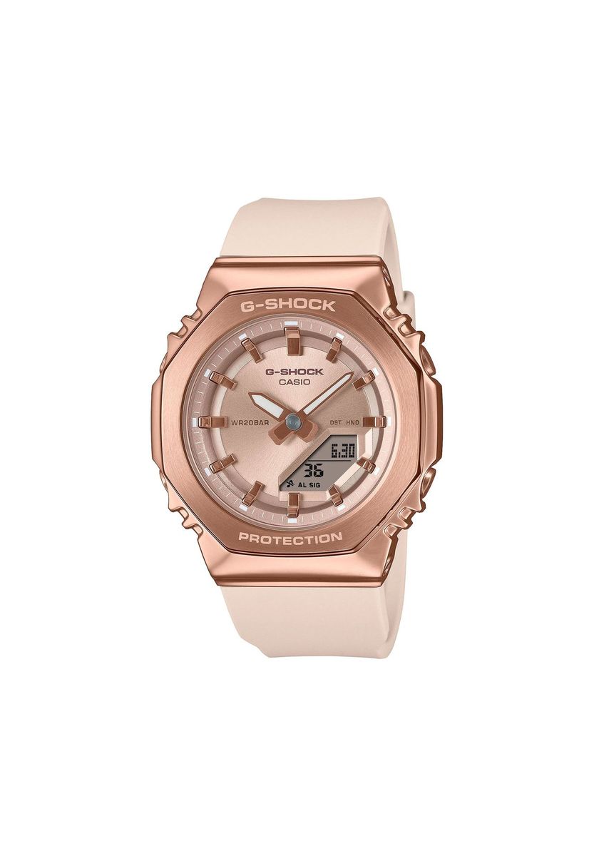 Roségoldene klassische Digitaluhr