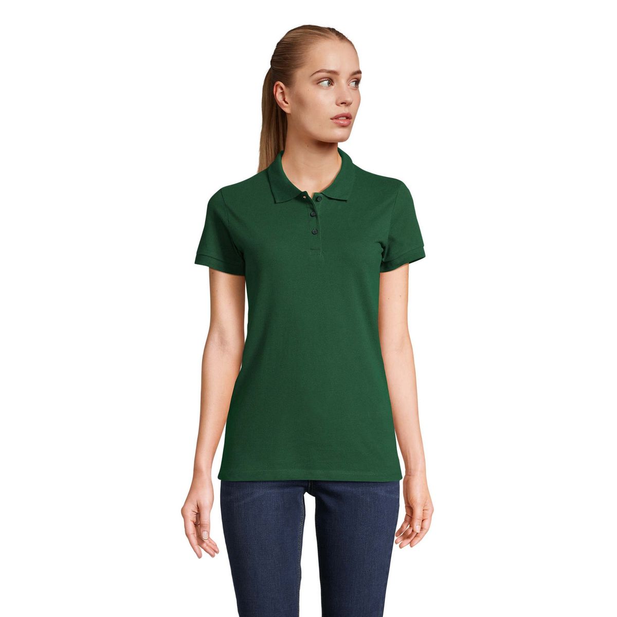 Klassisches Piqué-Baumwoll-Poloshirt