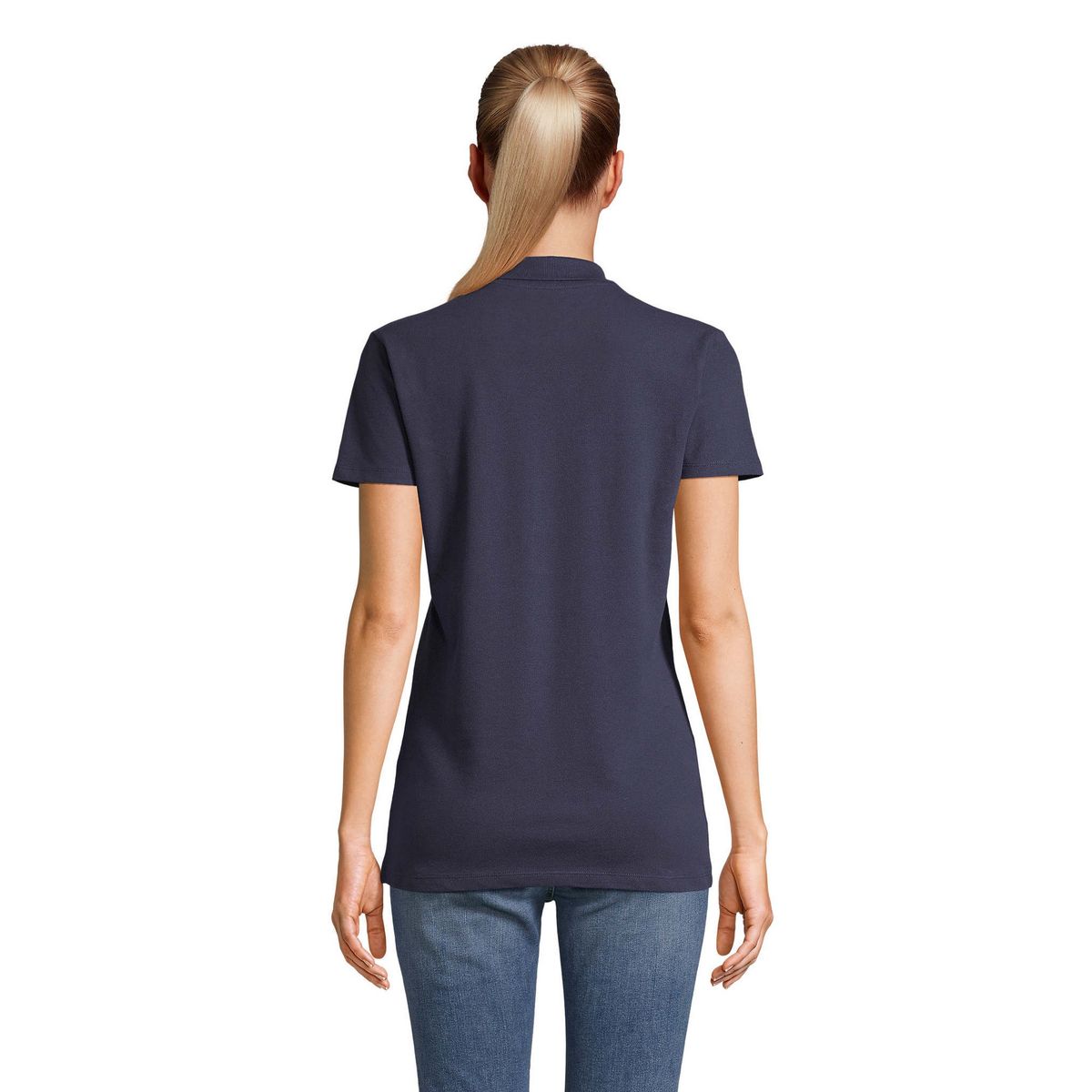 Klassisches Piqué-Poloshirt mit Fünf-Knopf-Leiste