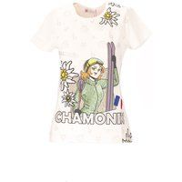 T-Shirt mit Ski-Grafikprint