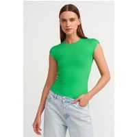 Körpernahes Lycra-Jersey T-Shirt