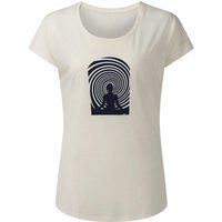 Serenity Grafik-Print Yoga T-Shirt