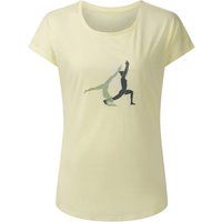 Performance-T-Shirt mit Yoga-Grafikdruck