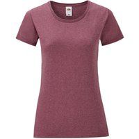 Klassisches tailliertes Melange-T-Shirt