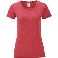 Klassisches meliertes Rundhals T-Shirt