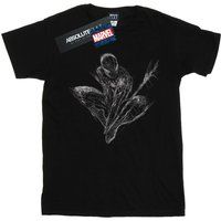 Spider-Man Skizzen-Print Jersey-Shirt