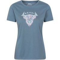 T-Shirt mit Hochlandrind-Print