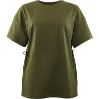 Lockeres T-Shirt mit seitlicher Schnürung